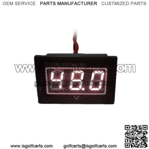 48V Golf Cart Digital Volt Meter Battery Gauge Club Car EZGO Yamaha 48 Volt- RED