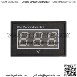 Digital Voltage Meter Battery Volt Gauge for Golf Cart Club Car EZ Go RXV Yamaha