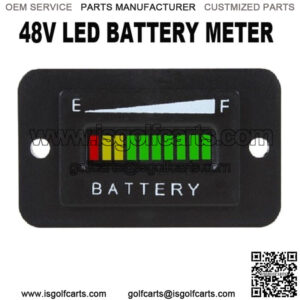48V Volt BATTERY INDICATOR METER GAUGE for EZGO Club Car Yamaha Golf Cart Car