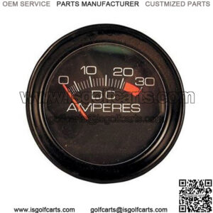 EZGO Charger 30A Round Ammeter