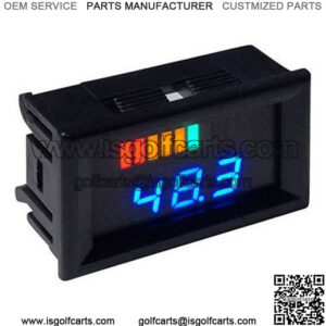 48V Horizontal Digital Voltage Display Charge Meter