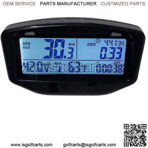 Golf Cart Ex-Ray Digital Dashboard Speedometer