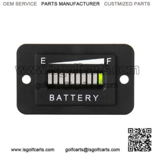 Runleader 36V LED Battery Capacity Indicator, Battery Charge &Discharge Meter,Suitable for Lead Acid Battery(but not Trojian's),Works on Golf Cart Electric Vehicle Star Car Stacking Machine Alternator