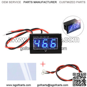 48V Golf Cart Digital Voltage Meter Battery Volt Gauge for Club Car EZGO Yamaha
