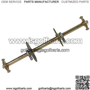 1" x 32" Go Kart Live Axle Kit with Chain Sprocket Brake DPillow Block for Quad Trike Golf Carts