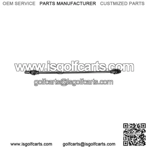 105173201 - PROPSHAFT, FRONT NO SPLN ZERK 81.5 IN