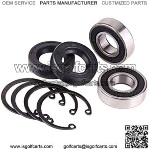 Golf Cart Rear Axle Bearing and Seal 2 Pack for EZGO Marathon Medalist TXT Electric Golf Cart 1978-up 611931 15112-G1 70181-G01