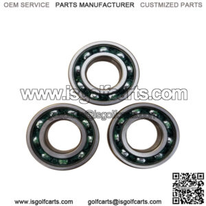 1980-1993 EZGO 2PG & 3PG Golf Car Cart Crankshaft Bearing Set Kit Crank Bearings