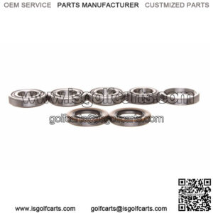 2 pack EZGO Golf Cart Front Wheel Hub Bearings & Seal  1976 & UP GAS & ELECTRIC