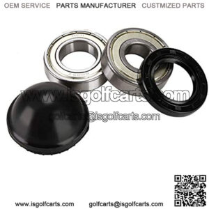 Golf Cart Yamaha Front Wheel Bearing Kit,Inner Wheel Sealed Ball Bearing and Commutator Bearing with Rubber Front Hub Dust Cover for Yamaha G2-G22 and G29.