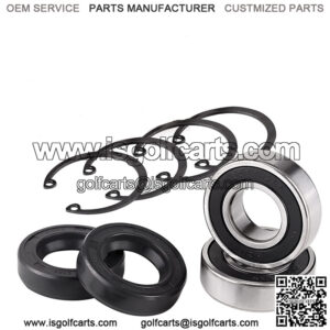 2 Pack Rear Axle Bearing & Seal Kit for EZGO Golf Cart, Replace OEM 611931 15112-G1 15112G1 70181-G01 70181G01 556254 620343
