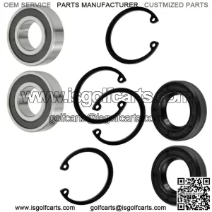 2 For EZ-GO Rear Axle Bearing and Seal Kit 611931 15112G1 623044 620343 230-889