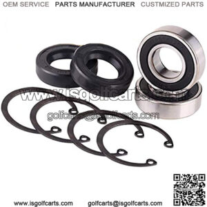 Golf Cart Rear Axle Bearing & Seal for EZGO Marathon, Medalist & TXT and RXV Electric Carts 1978 UP, Bearing Shaft Kit Replace OEM# 611931, 620343, 70181-G01 ,15112G1, 230-889, 82705-78
