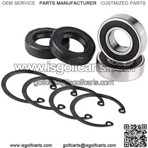 Rear Axle Shaft Bearing & Seal Kit for EZGO Golf Cart, OEM# 611931 70181-G01 70181G01 15112-G1 15112G1 620343, 2 Pack