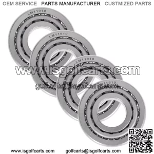 (4) FOR CLUB CAR PRECEDENT GOLF CART FRONT WHEEL HUB BEARINGS 2004-UP G&E