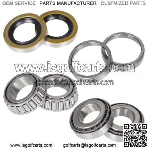 For EZGO Front Wheel Hub Bearings & Seal Golf Cart Gas or Elec 1976 & UP,2 pack