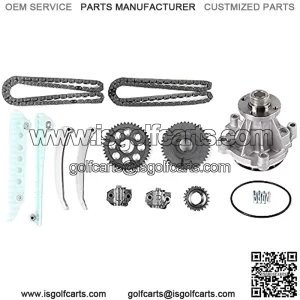 Timing Chain Kit & Water Pump Compatible with Ford - 2003-2007 E-150, 2003-2005 E-150 Club Wagon, 1999, 2001-2002 E-150 Econoline 4.6L 281Cu. In. V8 GAS SOHC Naturally Aspirated