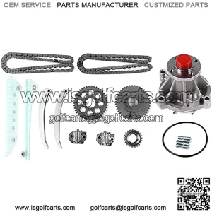 Timing Chain Kit & Water Pump Compatible with Ford - 1997-2002 E-150 Econoline 4.6L 281Cu. In. V8 GAS SOHC, 1997-2002 E-150 Econoline Club Wagon 4.6L 281Cu. In. V8 GAS SOHC Naturally Aspirated