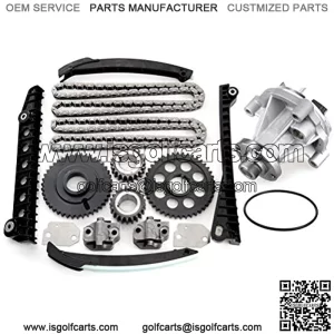 Timing Chain Water Pump Kit fits for 1997 1998 C-3072 for ford E-150 Econoline Club Wagon E-250 E-350 E-450 5.4L