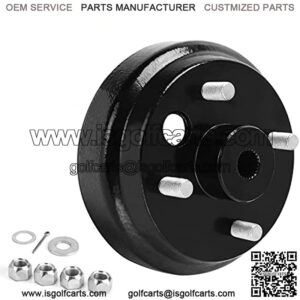 Golf Cart Brake Drum Hub Assembly for EZGO TXT PDS 1982-up Electric & 1982-1993 2-Cycle Gas, Replace OEM# 19186G1P