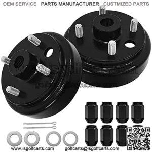 EZGO Brake Drum hub 1 Inch Large Hole Fine Spline for 1991 up 4 Cycle Gas EZGO TXT/Medalist/RXV/Marathon/MPT/Columbia Golf Cart OEM#21807G1, 41843-94