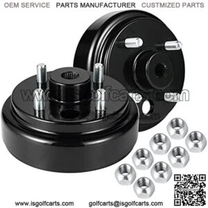 Golf Cart Brake Drum/Wheel Hub Assembly Kit (Electric) for EZGO TXT Replaces OEM# 19186G1P Golf Cart Accessories