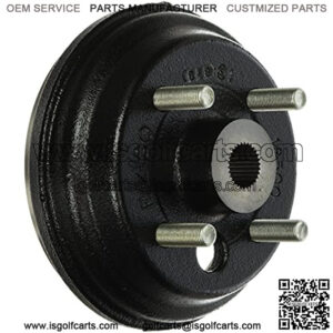 E-Z-GO Part Number 21807G2 Brake Drum, Black