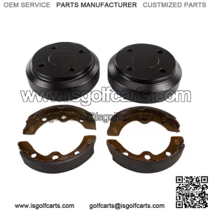 Club Car Brake Kit Drums & Shoes For  DS 1995-Up & Precedent 2004+ Golf Cart