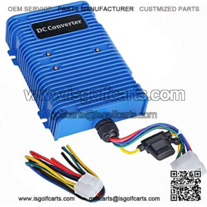 Universal Golf Cart Voltage Reducer Converter 36V/48V to 12V 30A 350W, DC Transformer for Yamaha