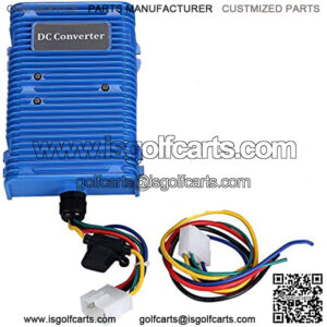 Golf Cart Voltage Reducer 30 Amp, 36V 48V to 12V DC Converter with 360 Watt Dual Power Source for Club Car EZGO Yamaha