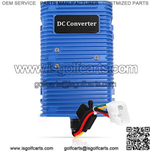 Universal Golf Cart Voltage Reducer DC Converter 36V or 48V to 12V, 30 Amp 360 Watts with Power Source