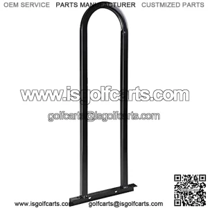 Golf Cart Rear Seat Safety Grab Bar Hand Rail Compatible with Club Car Yamaha Universal Black US Delivery
