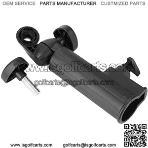 Cart Umbrella Holder - Push Cart Umbrella Holder Push Cart Umbrella Holder Adjustable Plastic Stand Push Pull Bike Cart Car (Black)