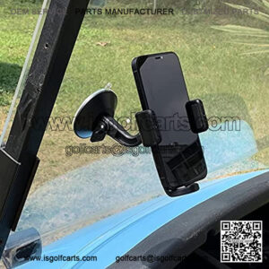 Universal Golf Cart Windshield Suction Cup Phone Holder for EZGO, Club Car, Yamaha