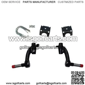 EZGO (W/Twin Cylinders) Lift Kit - 6" Drop Spindle (Gas 01.5-09 with newer style steering)