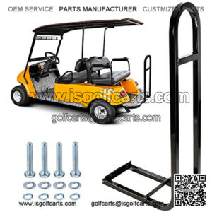 Golf Cart Rear Seat Safety Grab Bar Fits EZGO Club Car Yamaha Add Safety to Your Rear Passengers