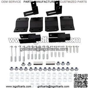 WHEEL UTV 4" Full Suspension Lift Kit Front & Rear Mount Bracket Compatible for 1985-1994 Yamaha G2 G9 Golf Cart Models Gas and Electric