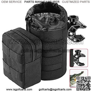 Large Boat Cup Holder, Oxford Fabric Drink Cup Can Holder with Upgrade Alligator Clamp for UTV, ATV, Scooter, Marine Boat, Wheelchair, Walker, Golf Cart, Stroller