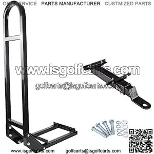 Universal Golf Cart Rear Safety Grab Bar & Trailer Hook Hitch kit Fits EZGO, Club Car, Yamaha
