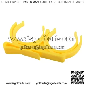 Clip de soporte de pelota de golf de pl??stico Accesorios de golf Golfista Amarillo  Soporte para pelota de golf