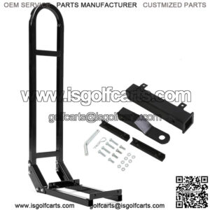 Golf Cart Rear Safety Seat Trailer Hitch + Grab Bar for EZGO Yamaha Club Car