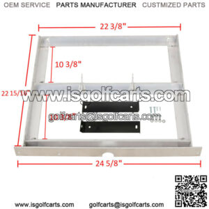 For EZGO 36V TXT/MEDALIST 1994-2013 GOLF CART ALUMINUM BATTERY TRAY