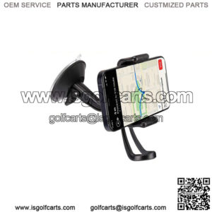 Golf Cart Phone Holder with Clamp for EZGO Club Car Yamaha Anti-Slip Silic