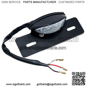 EZGO Yamaha Club Car Golf Cart License Plate Holder w/ LED Running Brake Light