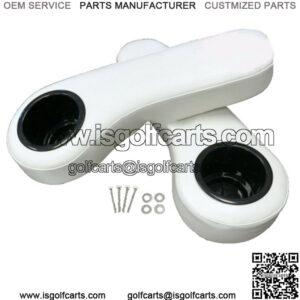 PURE Golf Cart Cup Holder Rear Seat Arm Rest Cushion - Fits EZGO / Club Car / Yamaha