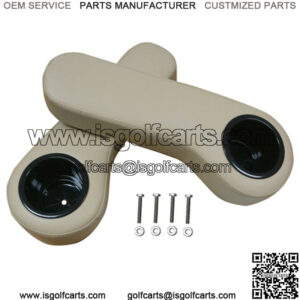 STONE Golf Cart Cup Holder Rear Seat Arm Rest Cushion - Fits EZGO / Club Car / Yamaha