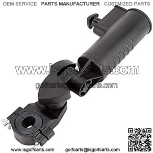 Universal 3 Wheel Golf Push Cart Umbrella Holder, Adjustable Angle, Umbrella Clip Mounting Attachment for Stroller Wheelchair