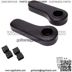 Golf Cart Rear Seat Arm Rests | No Drilling Required, Universal Arm Rest Fits on EZGO, Club Car, Yamaha Golf cart with Rear seat