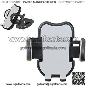 Adjustable Golf Cart Cell Phone Holder,Sturdy and Durable |Works with Golf Cart or Push Cart,Golf Clubs