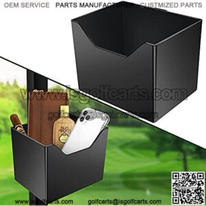 Magnetic Golf Cart Organizer Box, Golf Cart Accessories Caddy Holder for Railing